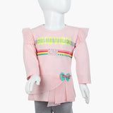 Girls Full Sleeves T-Shirt - Pink, Girls T-Shirts, Chase Value, Chase Value