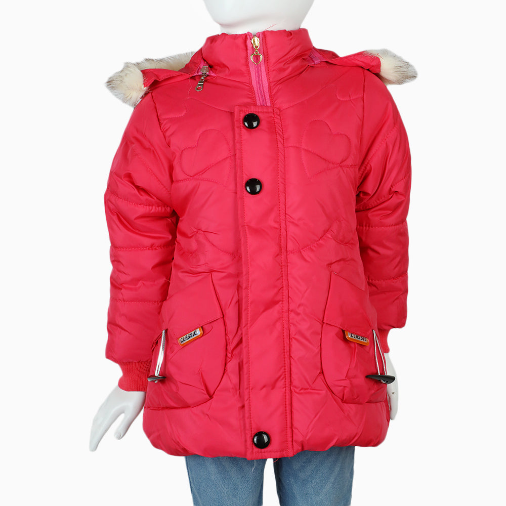 Girls Jacket - Dark Pink, Girls Jackets, Chase Value, Chase Value