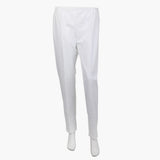 Women's Basic Trouser - White, Women Pants & Tights, Chase Value, Chase Value