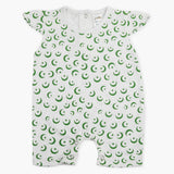 Newborn Girls Azadi Romper 1Pcs - White, Newborn Girls Rompers, Chase Value, Chase Value