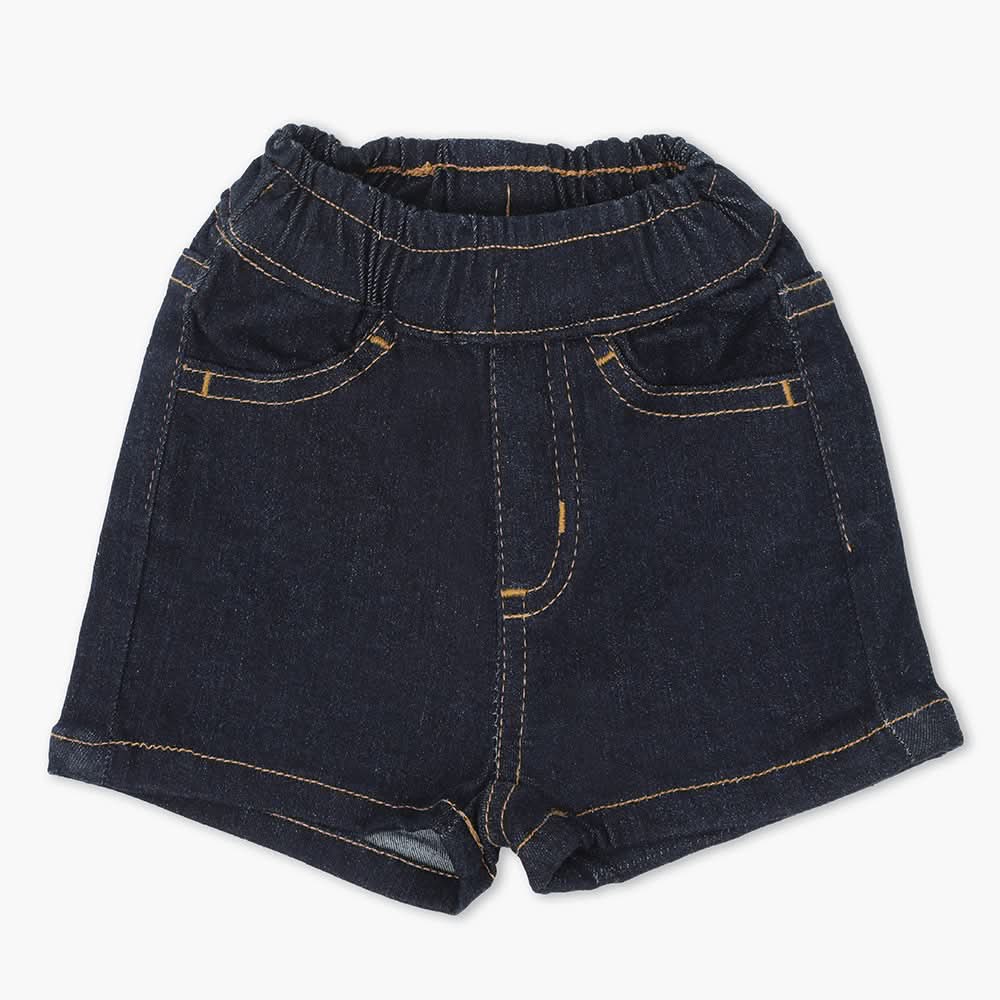 Newborn Boy Denim Short - Dark Blue, Newborn Boys Shorts & Pants, Chase Value, Chase Value