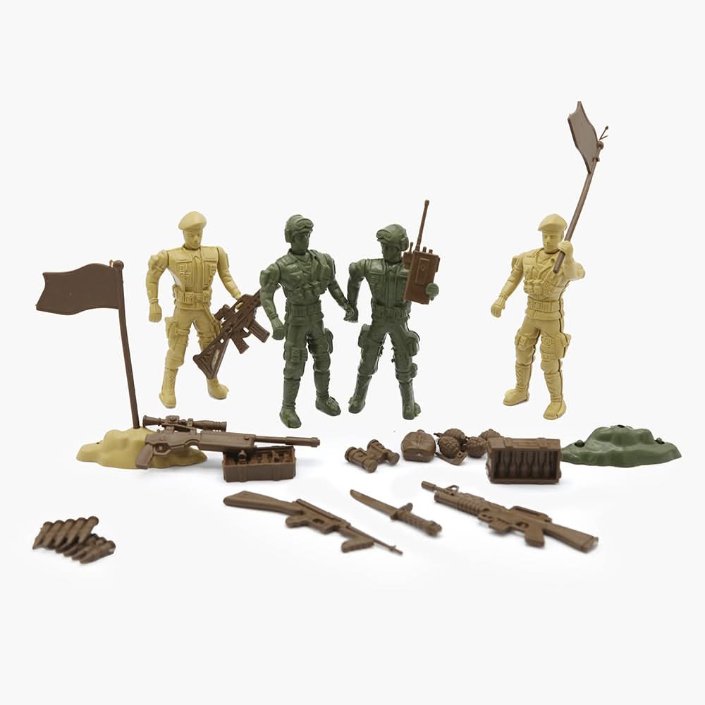 Army Set 4Pcs - Multi Color, Doctor & Other Sets, Chase Value, Chase Value