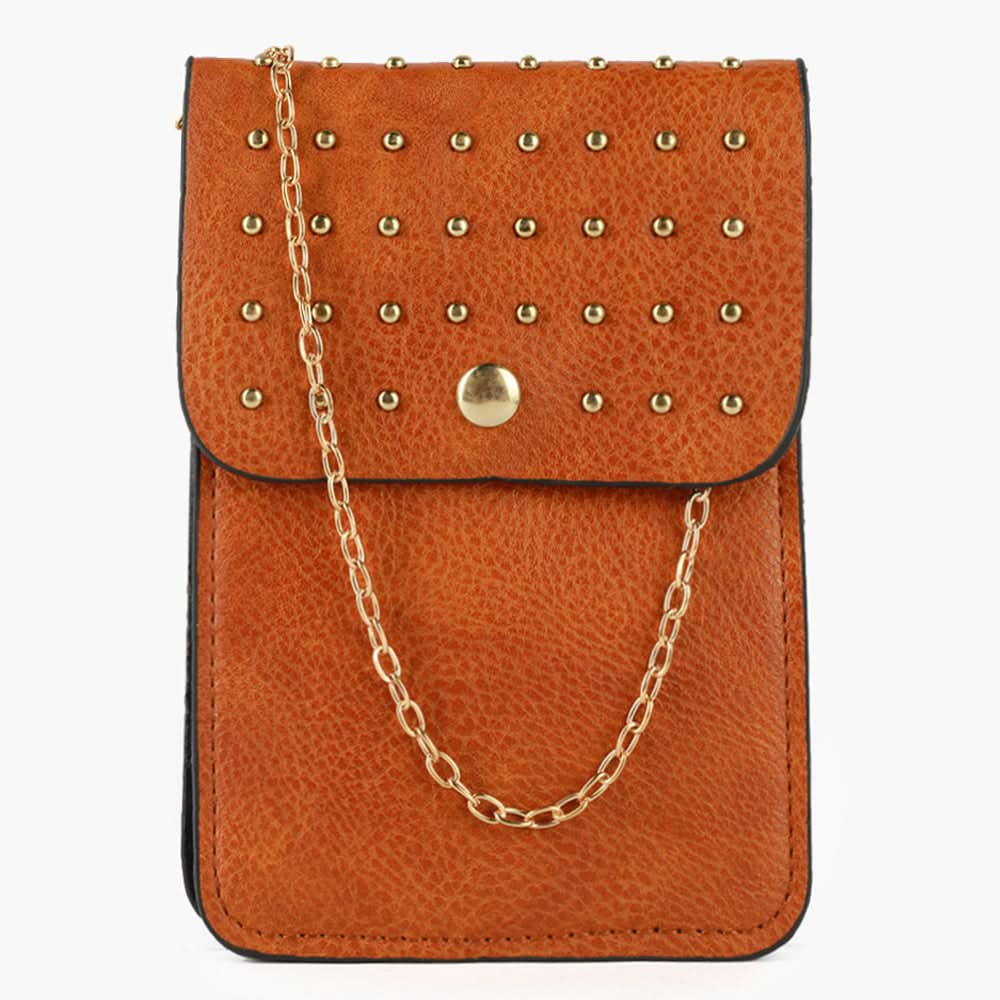Women's Mobile Pouch - Brown, Women Clutches, Chase Value, Chase Value