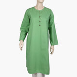 Women's Plain Kurti - Green, Women Ready Kurtis, Chase Value, Chase Value