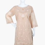 Women's Fancy 3Pcs Suit - Peach, Women Shalwar Suits, Chase Value, Chase Value