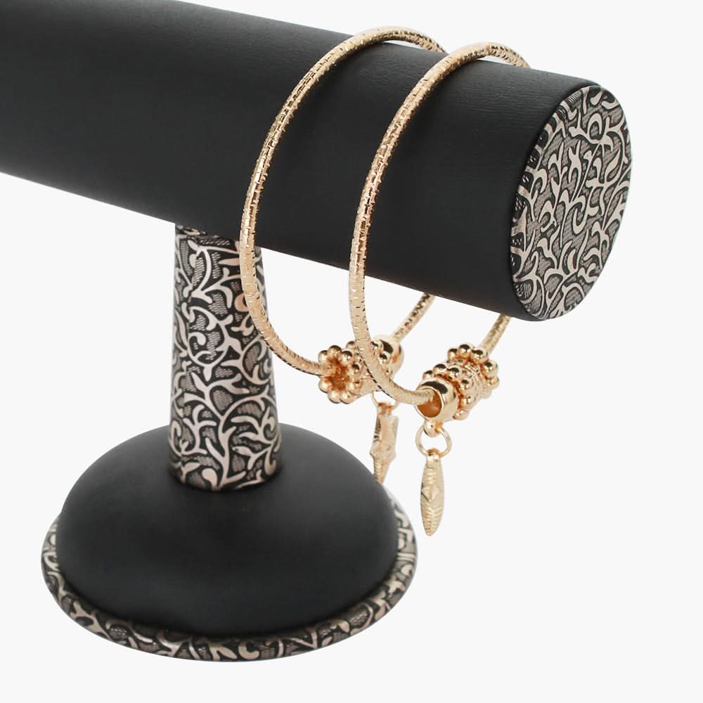 2Pcs Bangles Set - Golden, Women Bangles & Bracelets, Chase Value, Chase Value