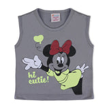 Valuable Newborn Girls Sando T-Shirt - Grey, Newborn Girls T-Shirts, Chase Value, Chase Value