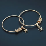 2Pcs Bangles Set - Golden, Women Bangles & Bracelets, Chase Value, Chase Value