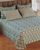 5Pcs Bedsheet Set 94*96, Double Size Bed Sheet, Chase Value, Chase Value
