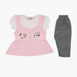 Girls Half Sleeves Suit - Light Pink, Girls Suits, Chase Value, Chase Value