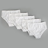 Valuable Girls Panty Pack Of 5 - White, Girls Panties & Briefs, Chase Value, Chase Value