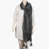 Women's Jamawar Dupatta - Black, Women Dupatta, Chase Value, Chase Value