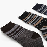 Boys Socks Pack Of 3 - Multi Color, Boys Socks, Chase Value, Chase Value