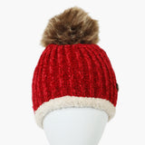 Women's Woolen Cap - Red, Women Hats & Caps, Chase Value, Chase Value