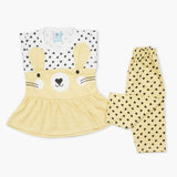 Newborn Girls Full Sleeves Suit - Yellow, Newborn Girls Winterwear, Chase Value, Chase Value