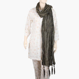 Women's Jamawar Dupatta - Black, Women Dupatta, Chase Value, Chase Value