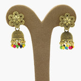 Women's Jhumki - Golden, Women Earrings & Tops, Chase Value, Chase Value