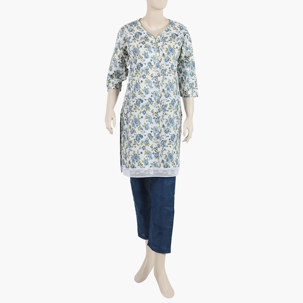 Women's Printed Lawn 2Pcs Suit - Multi Color, Women Shalwar Suits, Chase Value, Chase Value