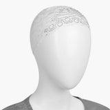Women's Hijab Cap - White, Women Shawls & Scarves, Chase Value, Chase Value