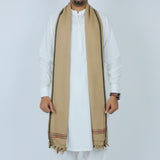 Men’s Winter Shawl - Light Brown, Men's Shawls & Mufflers, Chase Value, Chase Value