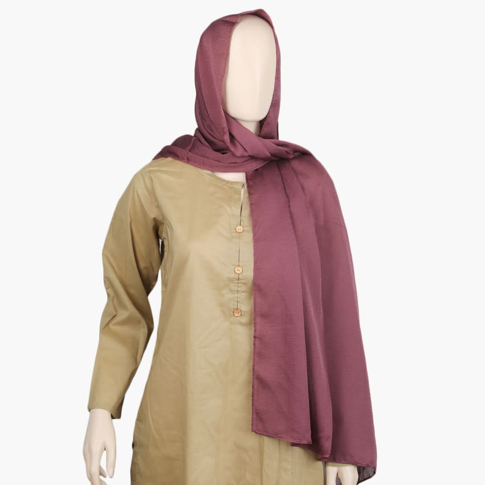 Women's Silk Scarf - Dark Purple, Women Shawls & Scarves, Chase Value, Chase Value