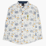 Boys Full Sleeves Shirt - White, Boys Shirts, Chase Value, Chase Value