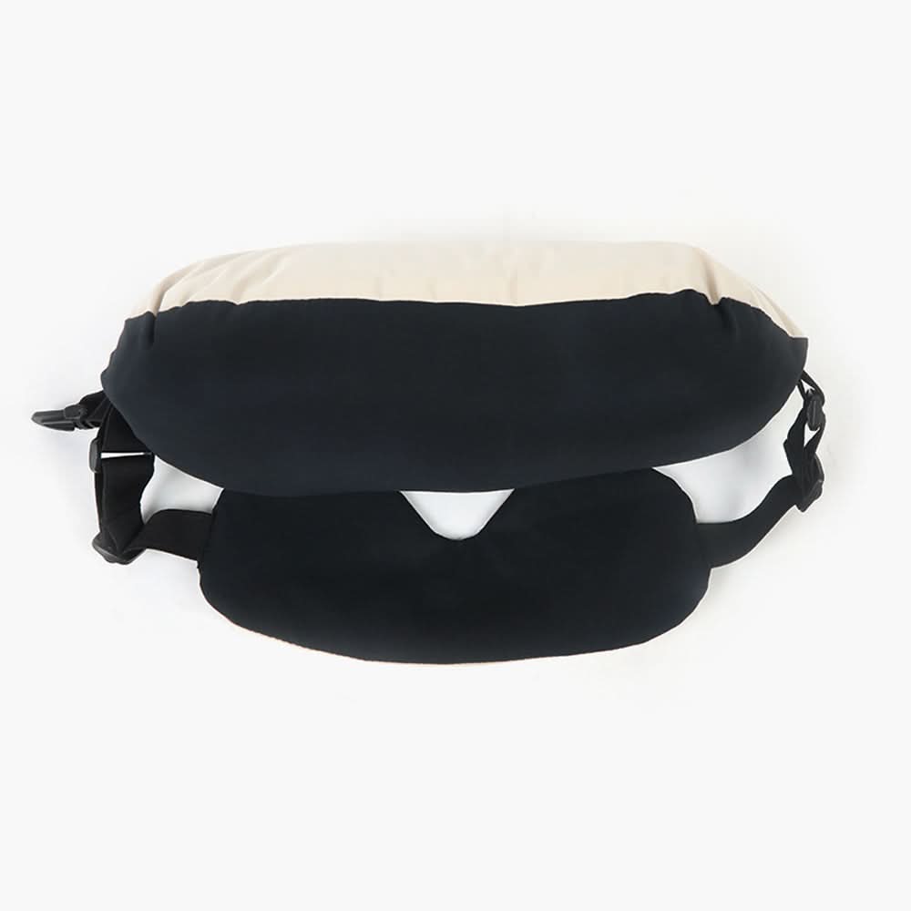 Travel Pillow with Eye Mask - Cream, Cushions & Pillows, Chase Value, Chase Value