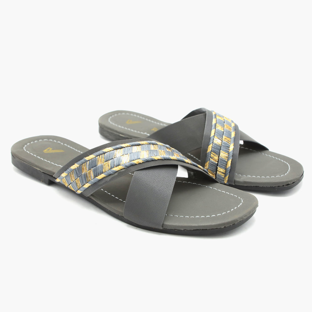 Women's Slippers - Grey, Women Slippers, Chase Value, Chase Value