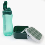 Water Bottle & Lunch Box - Dark Green, Tiffin Boxes & Bottles, Chase Value, Chase Value