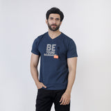 Eminent Men's Half Sleeves Printed T-Shirt - Navy Blue, Men's T-Shirts & Polos, Eminent, Chase Value