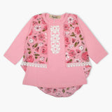 Girls Full Sleeves T-Shirt - Pink, Girls T-Shirts, Chase Value, Chase Value
