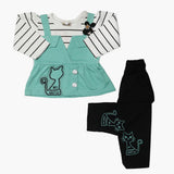 Newborn Girls Full Sleeves Suit - Cyan, Newborn Girls Winterwear, Chase Value, Chase Value