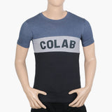 Men's Half Sleeves T-Shirt - Steel Blue, Men's T-Shirts & Polos, Chase Value, Chase Value