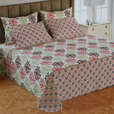 Double Bedsheet 5pcs Set - CC2, Double Size Bed Sheet, Chase Value, Chase Value