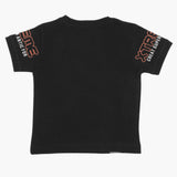 Boys Half Sleeves T-Shirt - Black, Boys T-Shirts, Chase Value, Chase Value