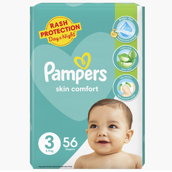 Pampers Jumbo - 56 pcs, Diapers & Wipes, Pampers, Chase Value