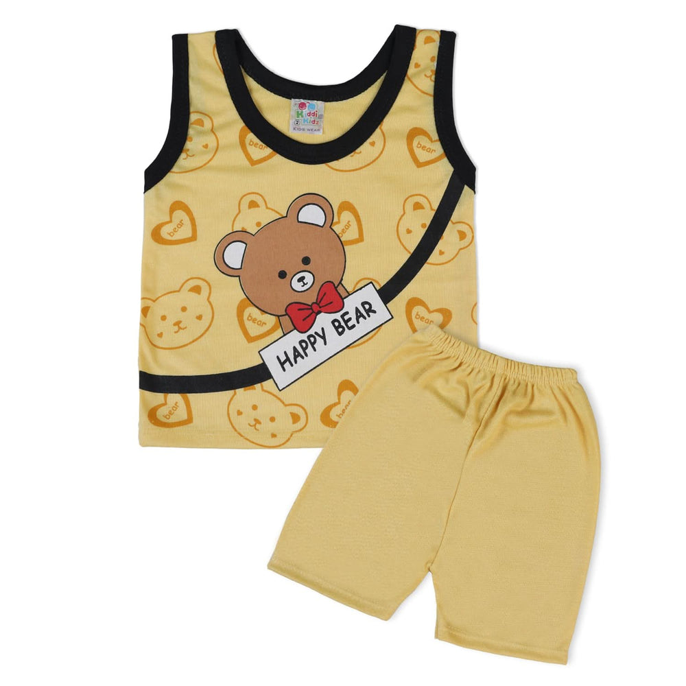 Newborn Boys Sando Suit - Yellow, Newborn Boys Sets & Suits, Chase Value, Chase Value
