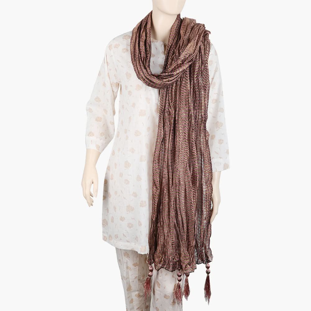 Women's Jamawar Dupatta - Purple, Women Dupatta, Chase Value, Chase Value