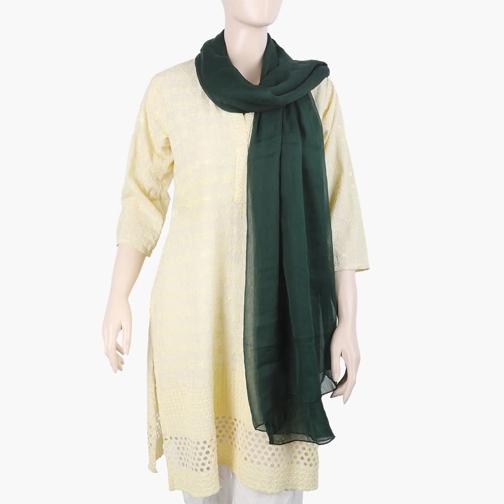 Women's Dupatta - Bottle Green, Women Dupatta, Chase Value, Chase Value