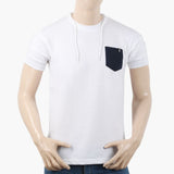 Men's Half Sleeves T-Shirt - White, Men's T-Shirts & Polos, Chase Value, Chase Value