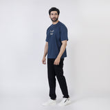 Eminent Men's Half Sleeves Printed T-Shirt - Navy Blue, Men's T-Shirts & Polos, Eminent, Chase Value