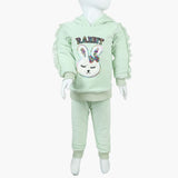 Girls Velour Tracksuit - Cyan, Girls Suits, Chase Value, Chase Value