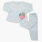 Newborn Girls Full Sleeves Suit - Light Blue, Newborn Girls Winterwear, Chase Value, Chase Value
