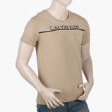 Men's Half Sleeves T-Shirt - Beige, Men's T-Shirts & Polos, Chase Value, Chase Value