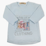 Girls Full Sleeves T-Shirt - Blue, Girls T-Shirts, Chase Value, Chase Value
