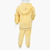 Girls Velour Tracksuit - Yellow, Girls Suits, Chase Value, Chase Value