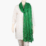 Women's Chiffon Dupatta - Green, Women Dupatta, Chase Value, Chase Value
