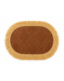Embossed Oval Mat - 38 × 58