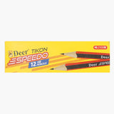 Deer Speedo Pencil Pack of 12 - Multi Color, Pencil Boxes & Stationery Sets, Deer, Chase Value