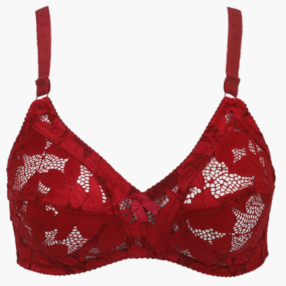 Women's Net Bra - Maroon, Women Bras, Chase Value, Chase Value
